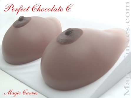 Perfect Chocolate C Breast Forms from Magic Curves - 03